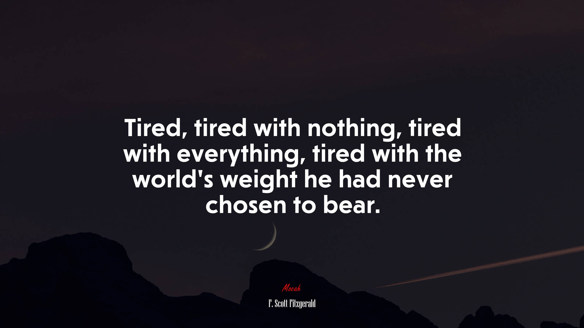 An Inspiring Quote About Overcoming Lethargy Background