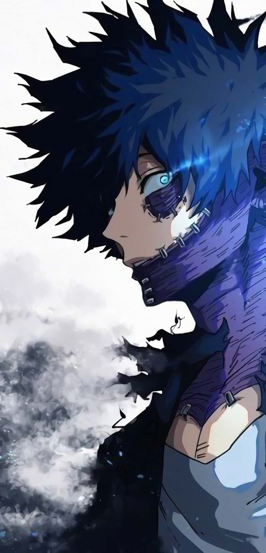 An Intense And Powerful Moment Between Dabi And Hawks In Boku No Hero Background
