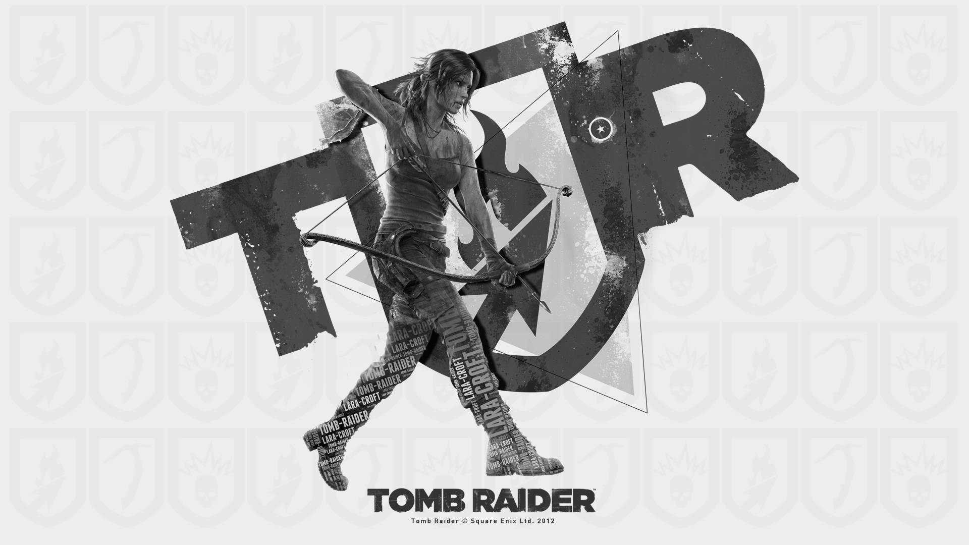 An Intense Fight Scene Between Lara Croft And Ruthless Opponents In Tomb Raider 9.