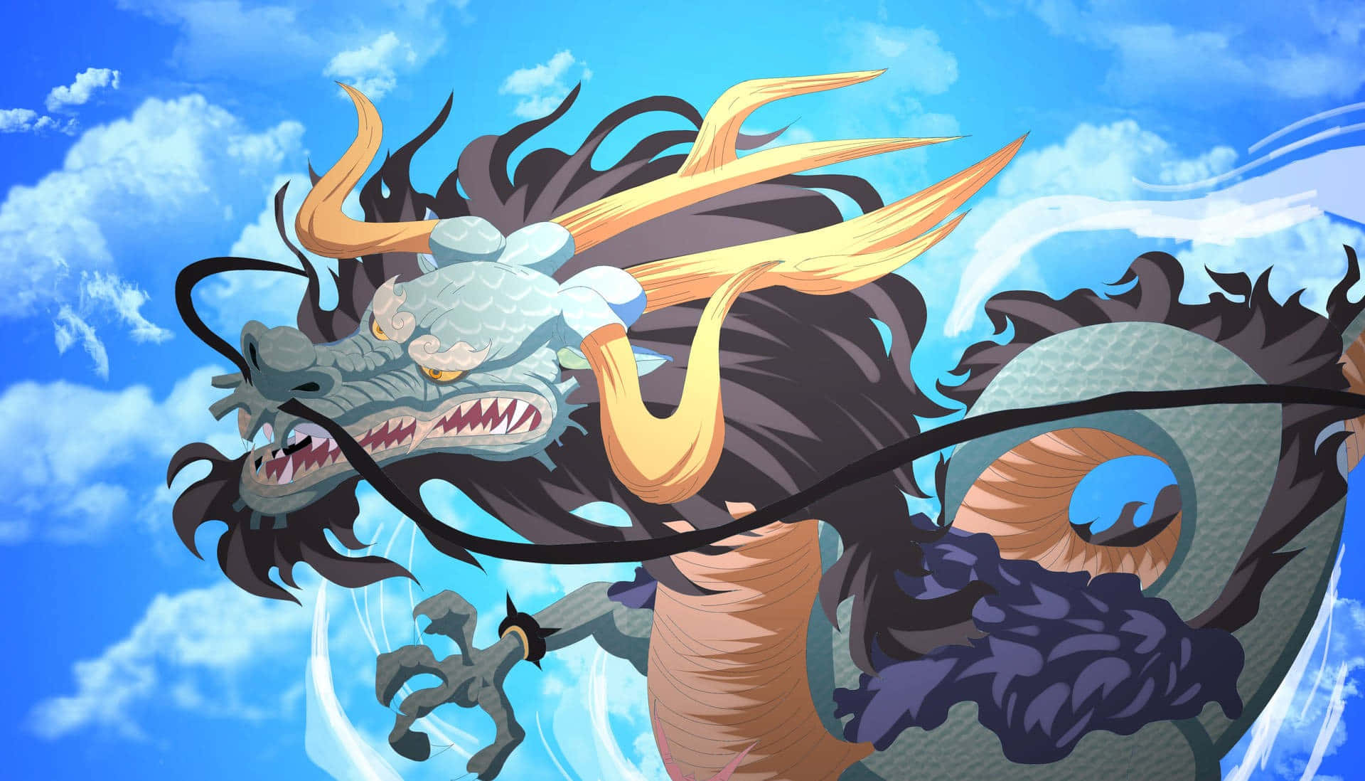 An Intimidating Glare From Kaido Background