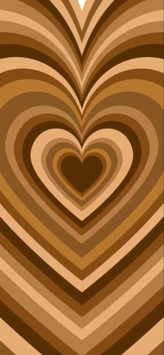 An Intricate Design Of Brown And Gold Background