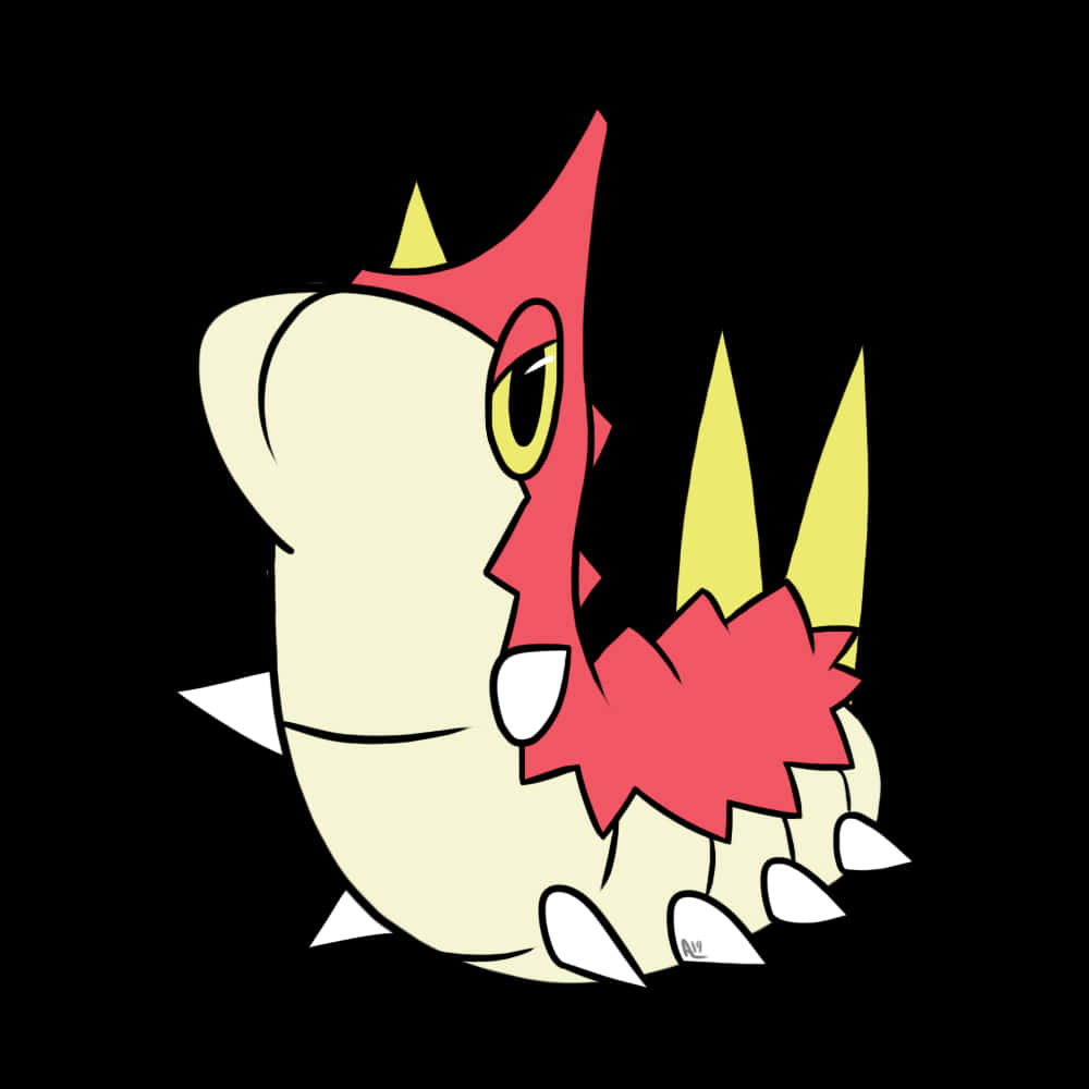 An Intriguing Close-up Of Wurmple, The Pokedex Entry Number 265 Pokémon