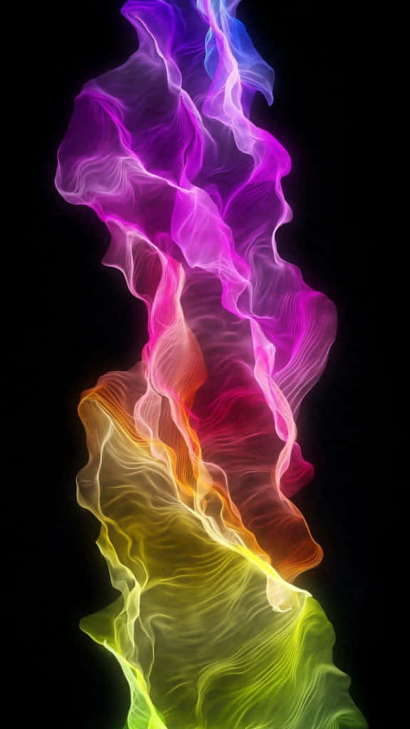 An Intriguing Colorful Smoke Formation Background