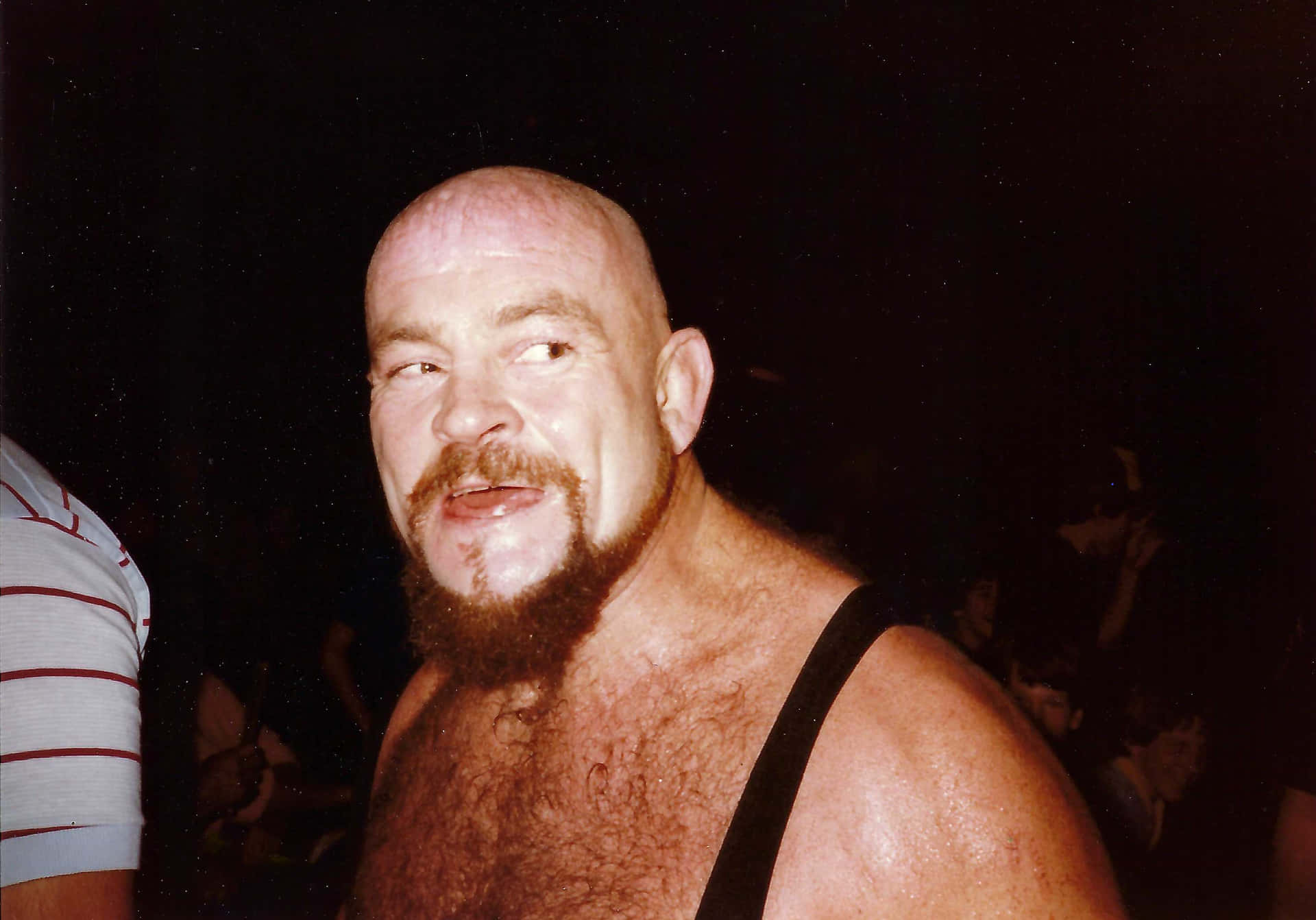 An Intriguing Vintage Photograph Of Canadian Wrestler Ivan Koloff (1982) Background