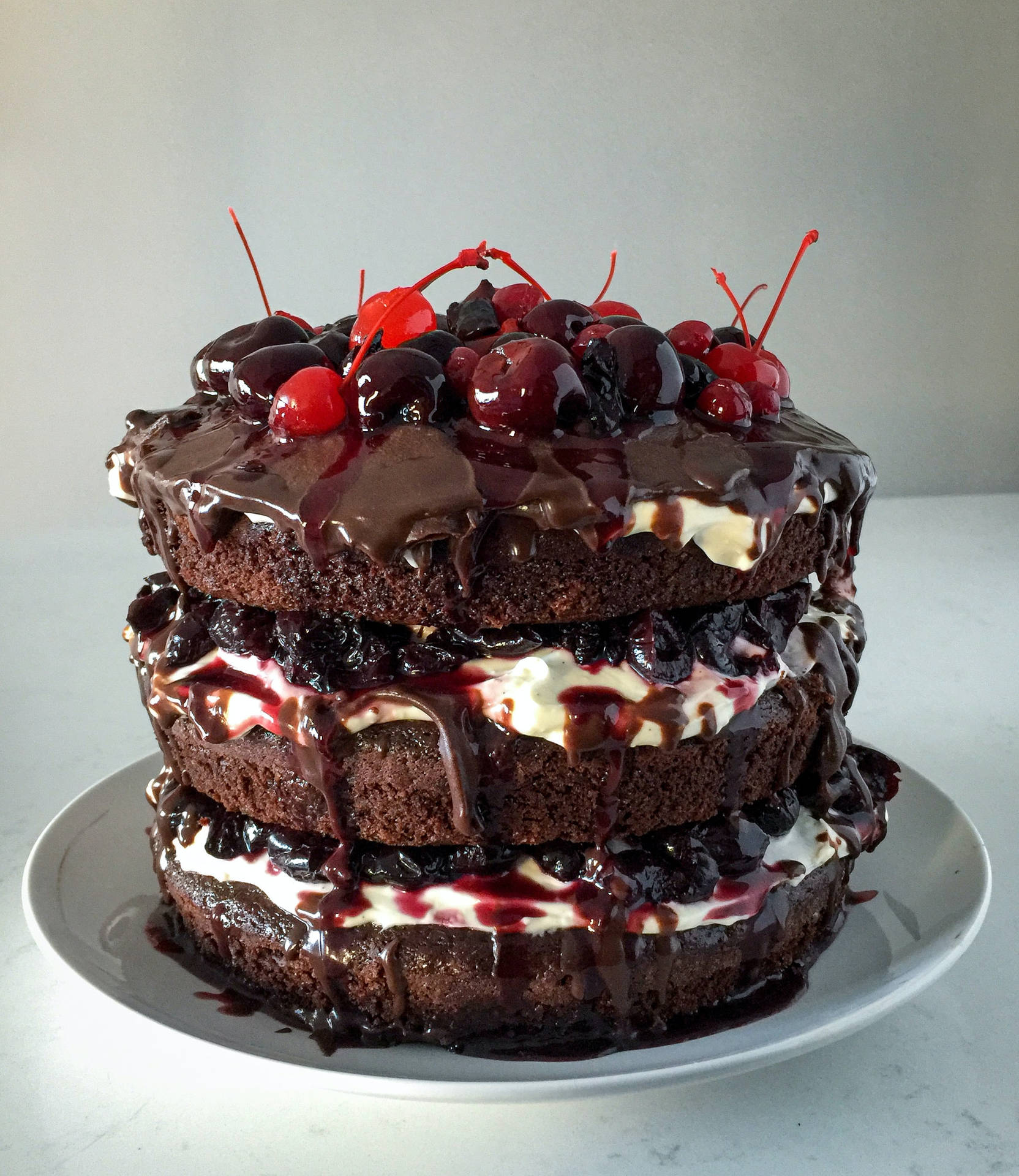 An Irresistible Black Forest Cake. Background