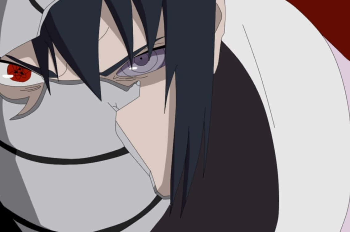 An Obito Mask Inspired By The Character Of The Same Name In Naruto Shippuden. Background