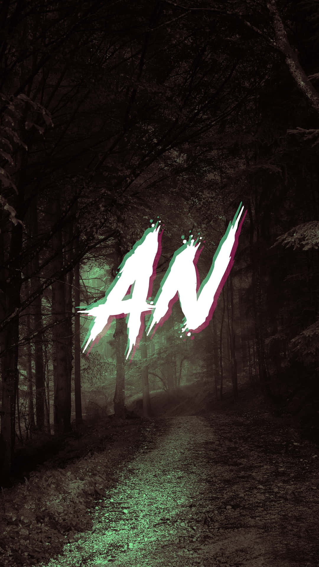 An On Creepy Forest Background