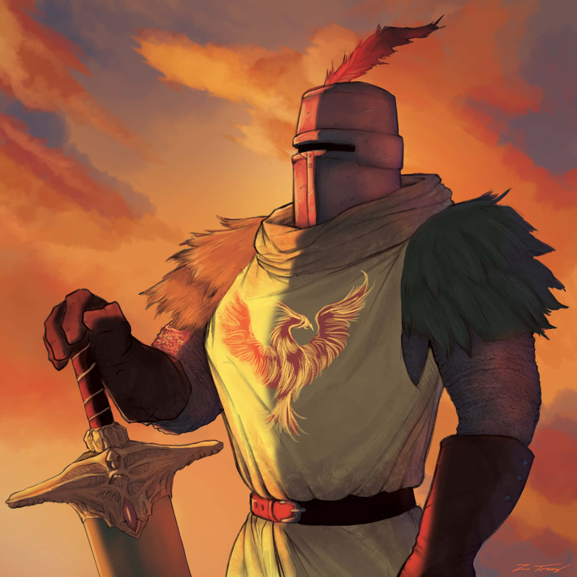 An Optimist Of Anor Londo - Solaire Of Astora Background