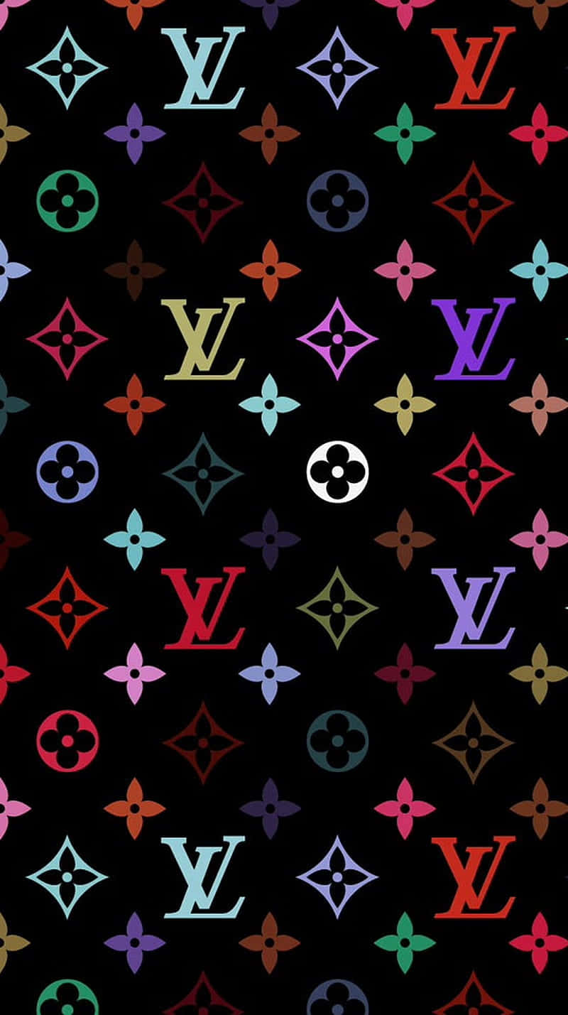 An Opulent Louis Vuitton Pattern Wallpaper Background