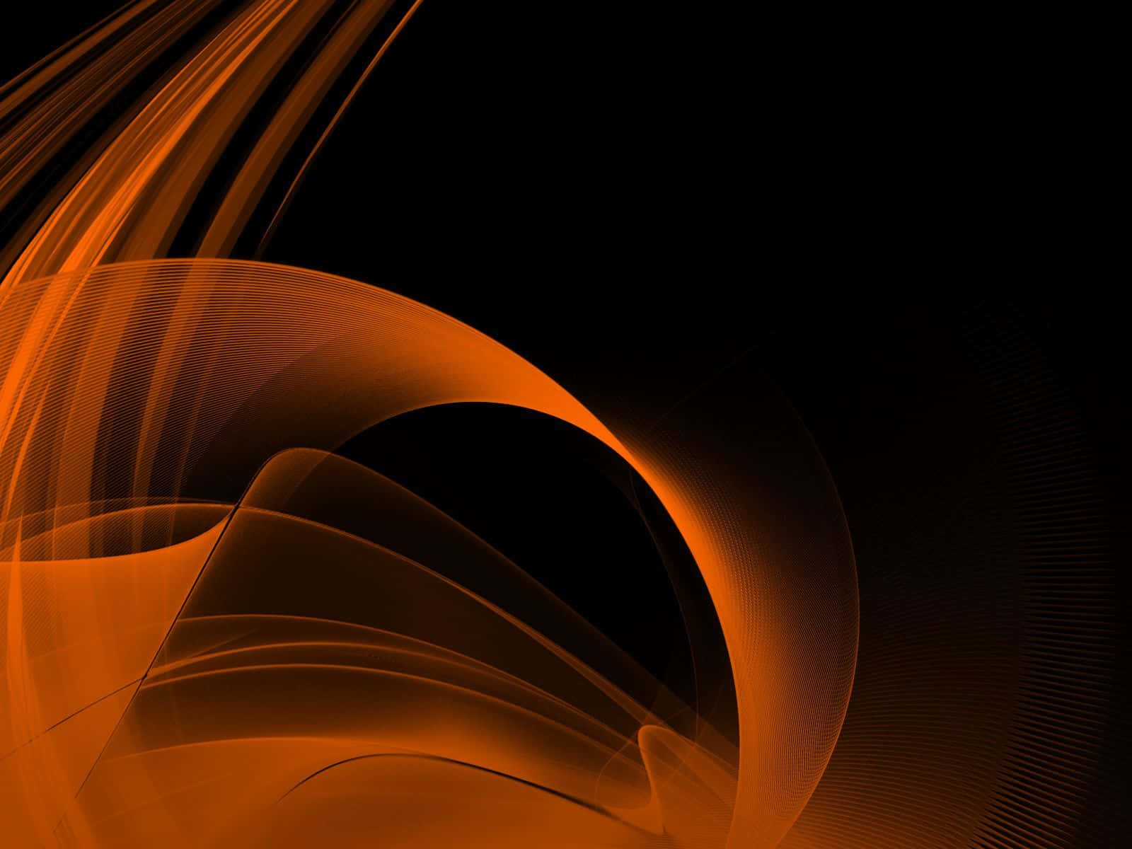 An Orange Abstract Background With A Black Background Background