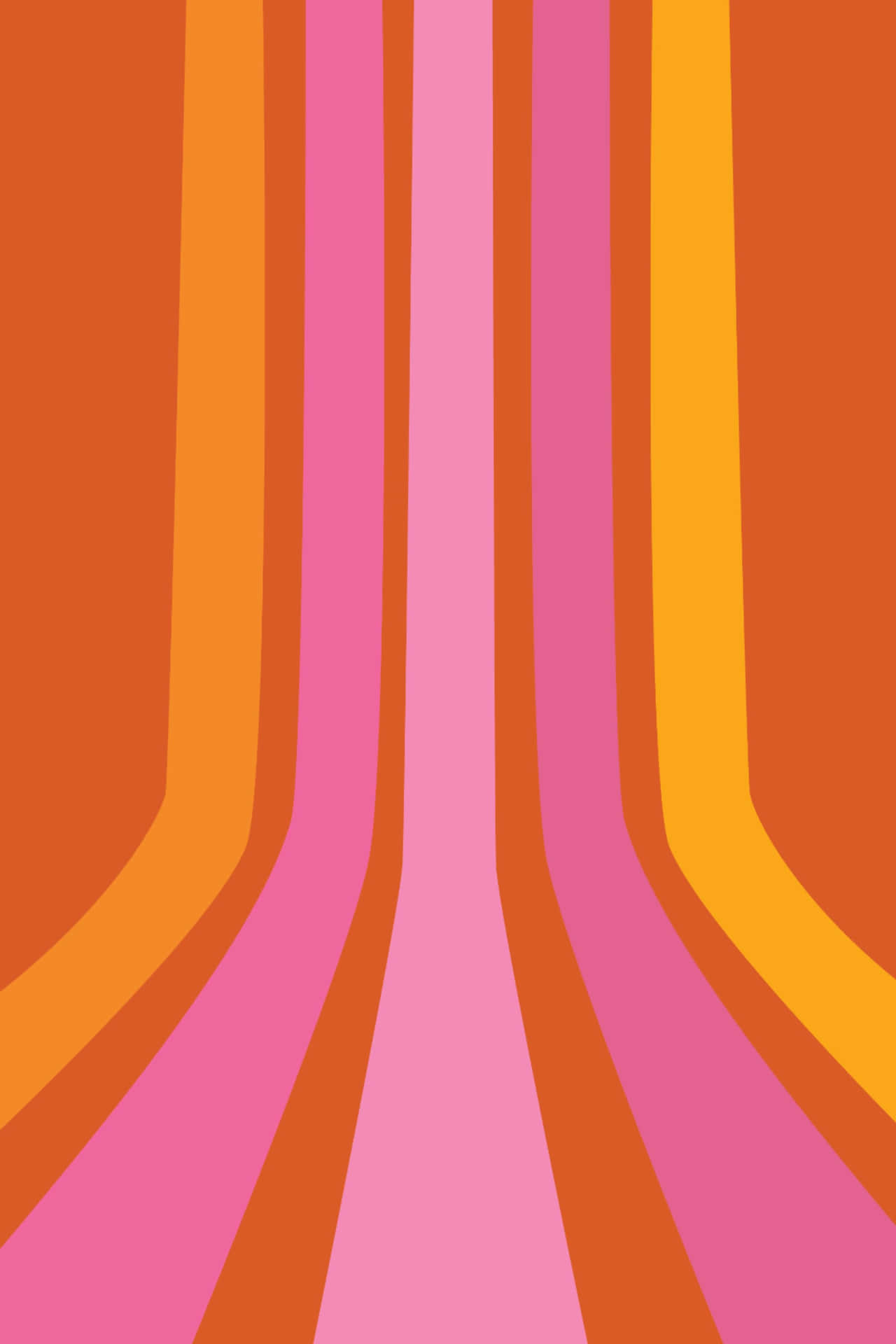 An Orange And Pink Striped Background Background