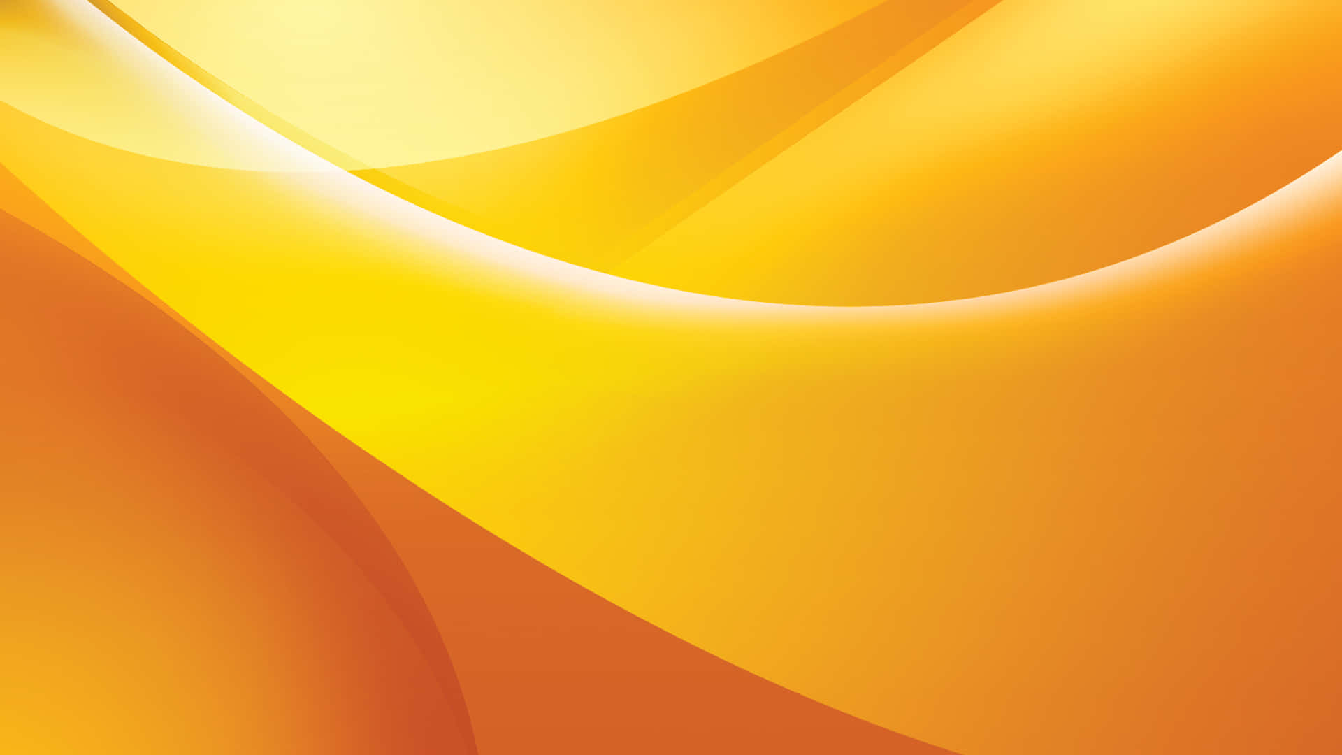 An Orange Background With A Wavy Shape