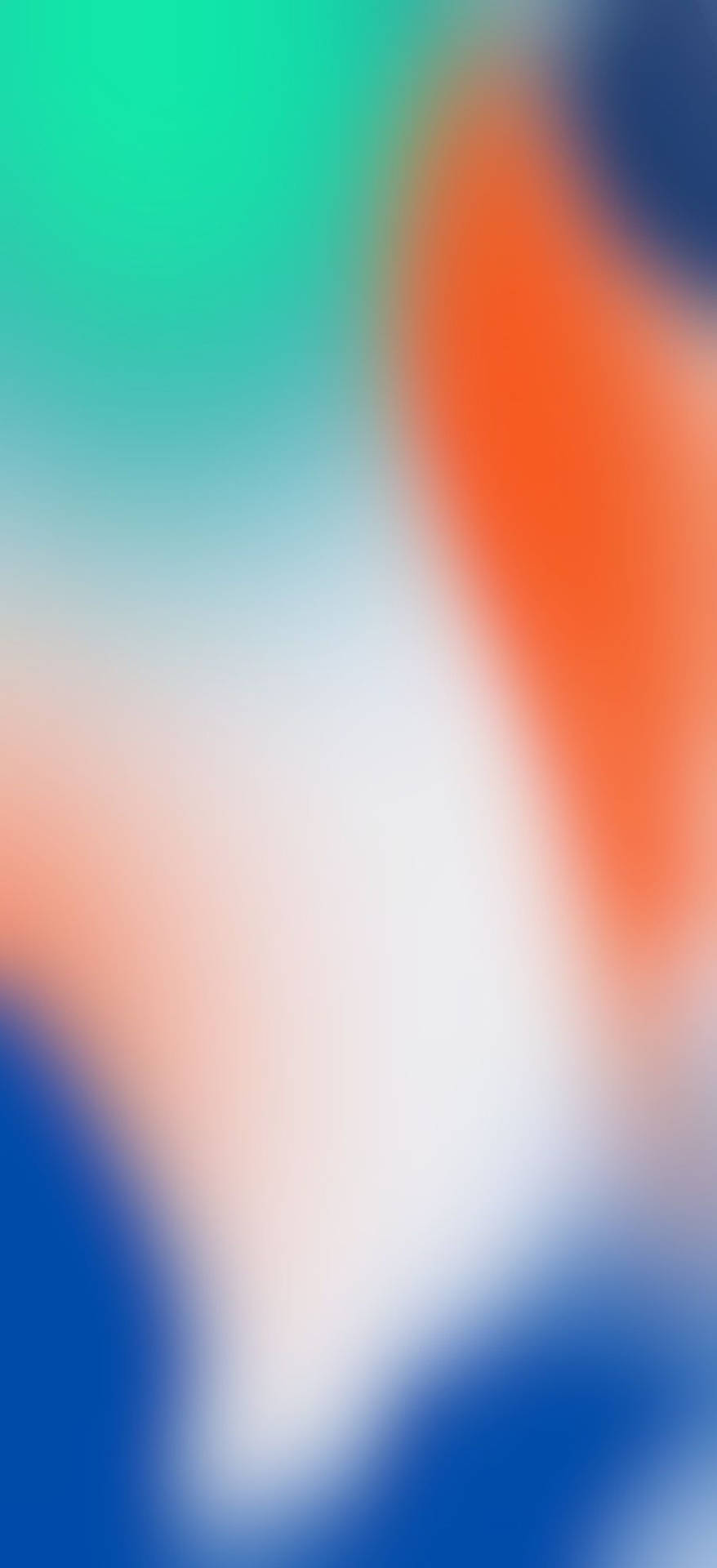 An Orange, Blue, And White Blurred Background Background