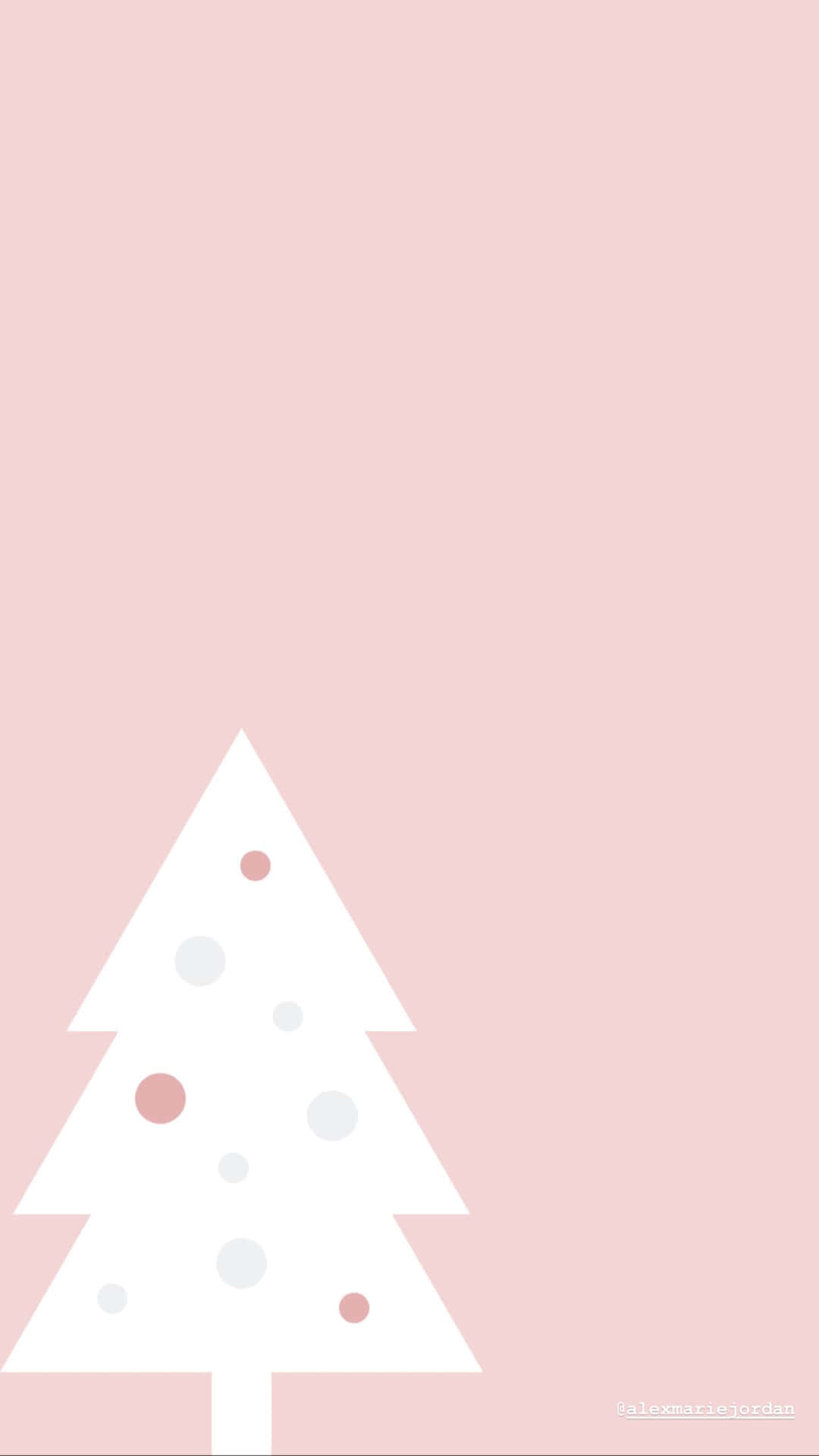 An Original And Festive Pink Christmas Tree For Decorating Your Home This Holiday Season Background