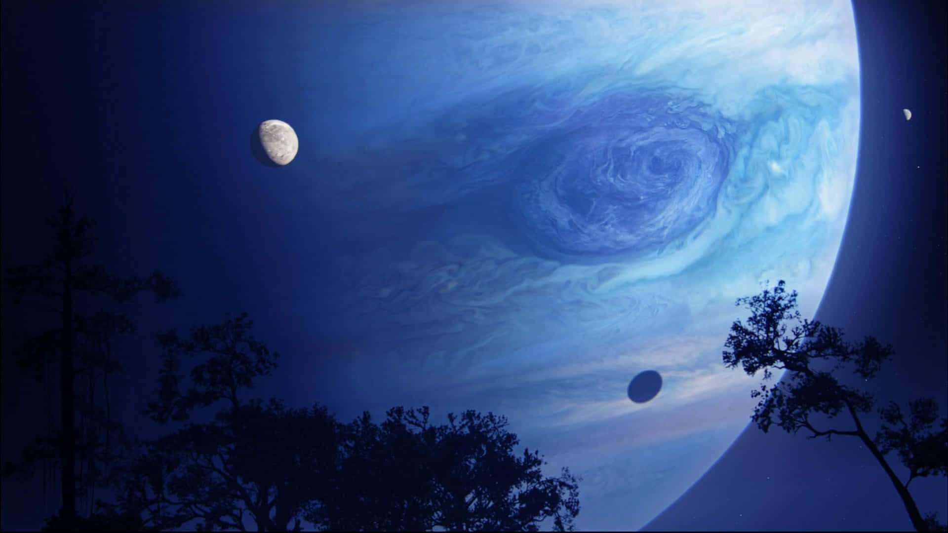An Otherworldly Landscape Featuring Lush Vegetation And Striking Skies On The Planet Of Pandora In The Movie Avatar. Background