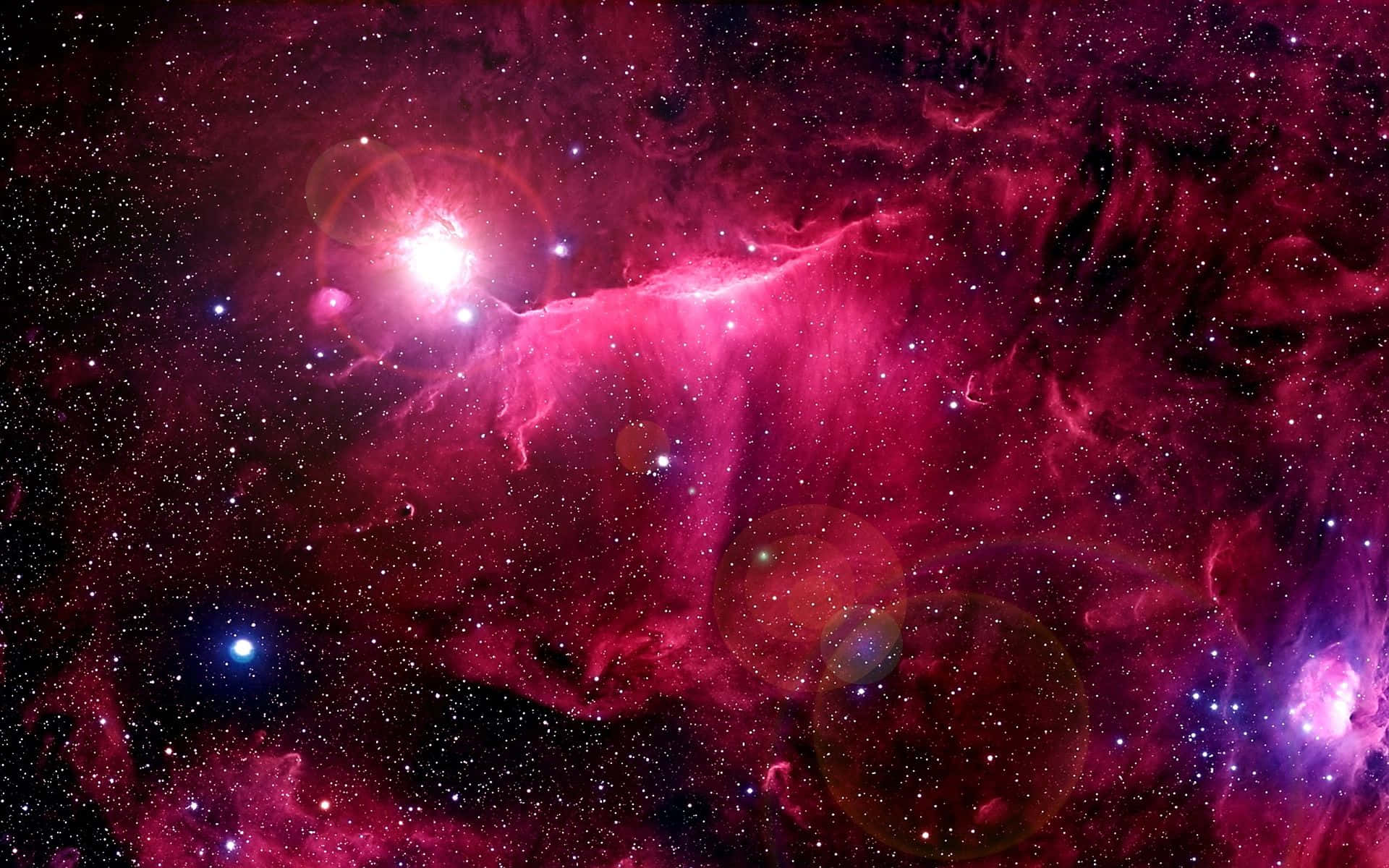 An Out Of This World View Of A Space Nebula Background