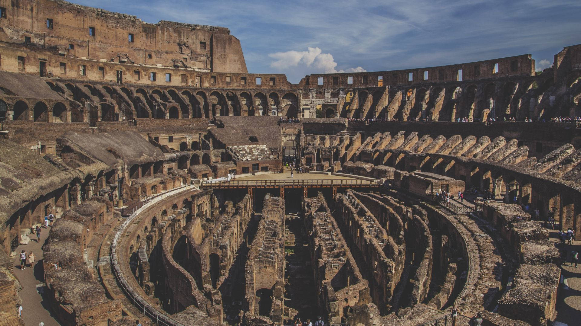 An Oval Amphitheatre Background