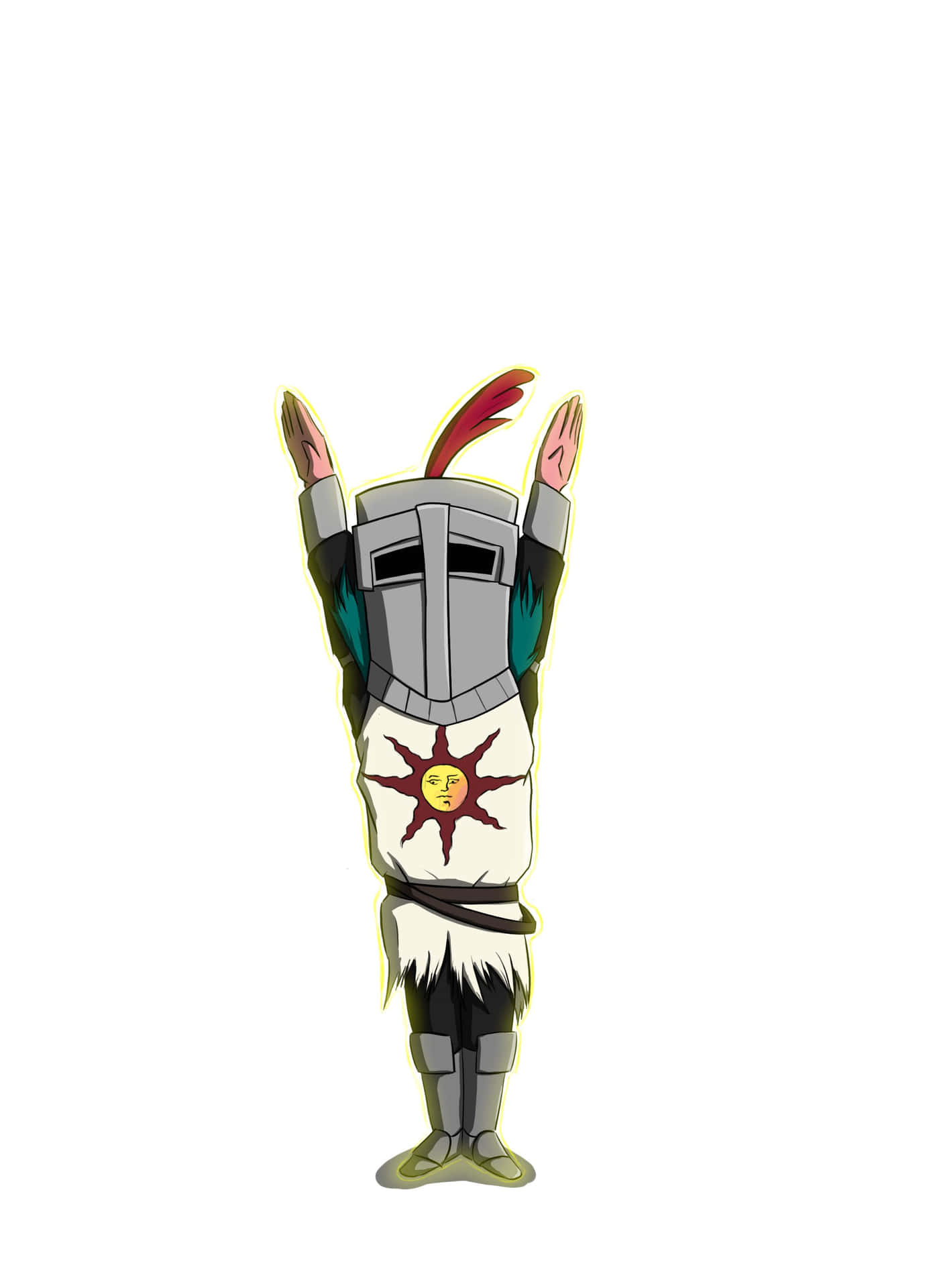 'an Unyielding Faith: Solaire Of Astora' Background