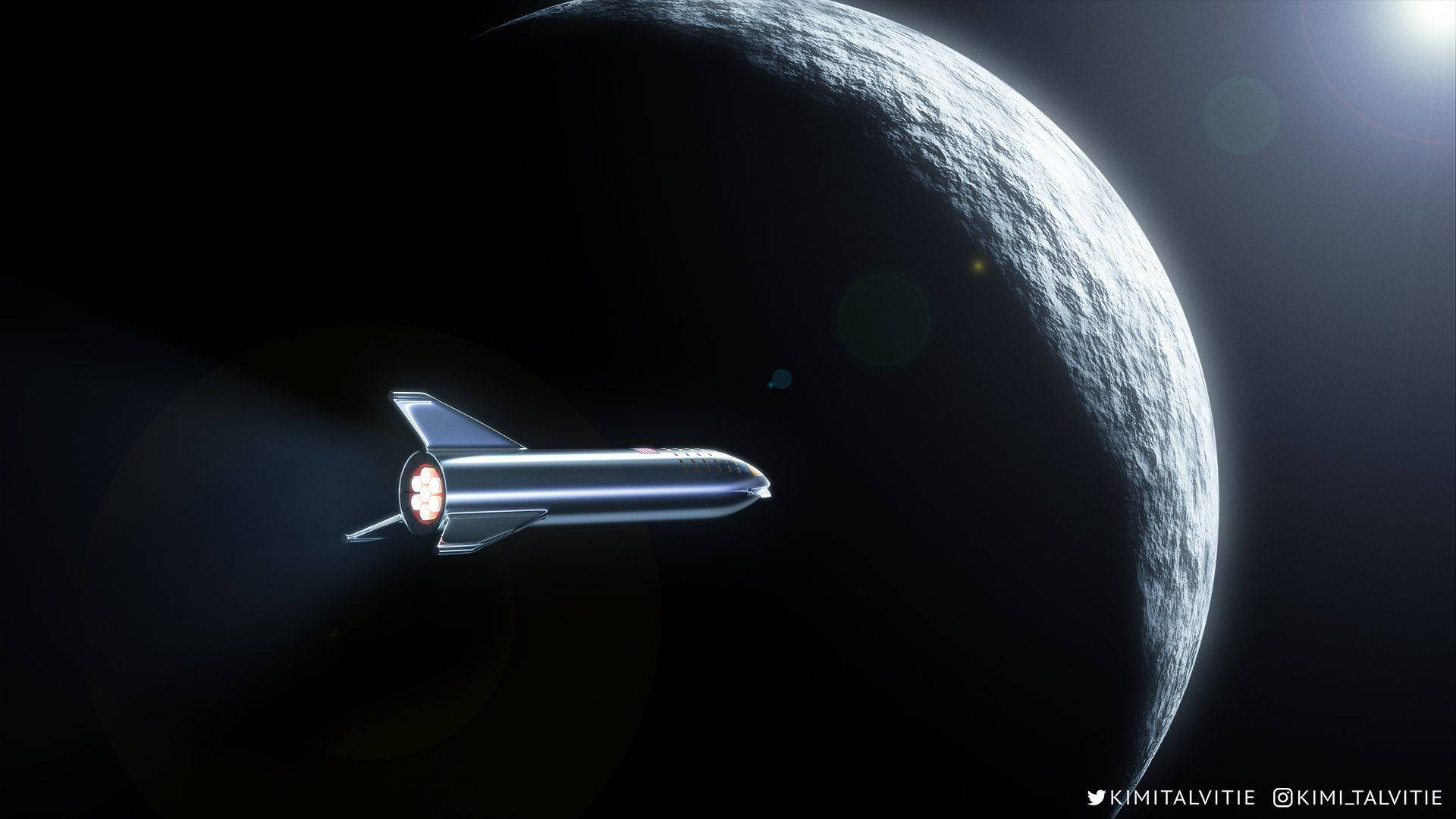 An Up Close Look At The Revolutionary Spacex Starship Background