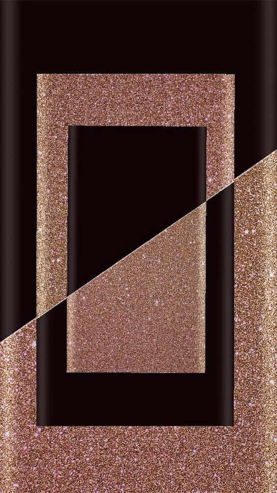 An Upbeat Combination Of Rose Gold And Black Background