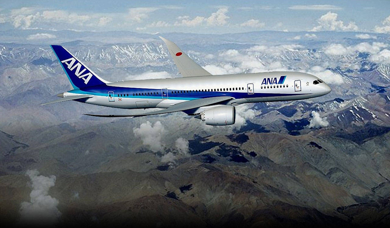 Ana Plane Above The Mountains