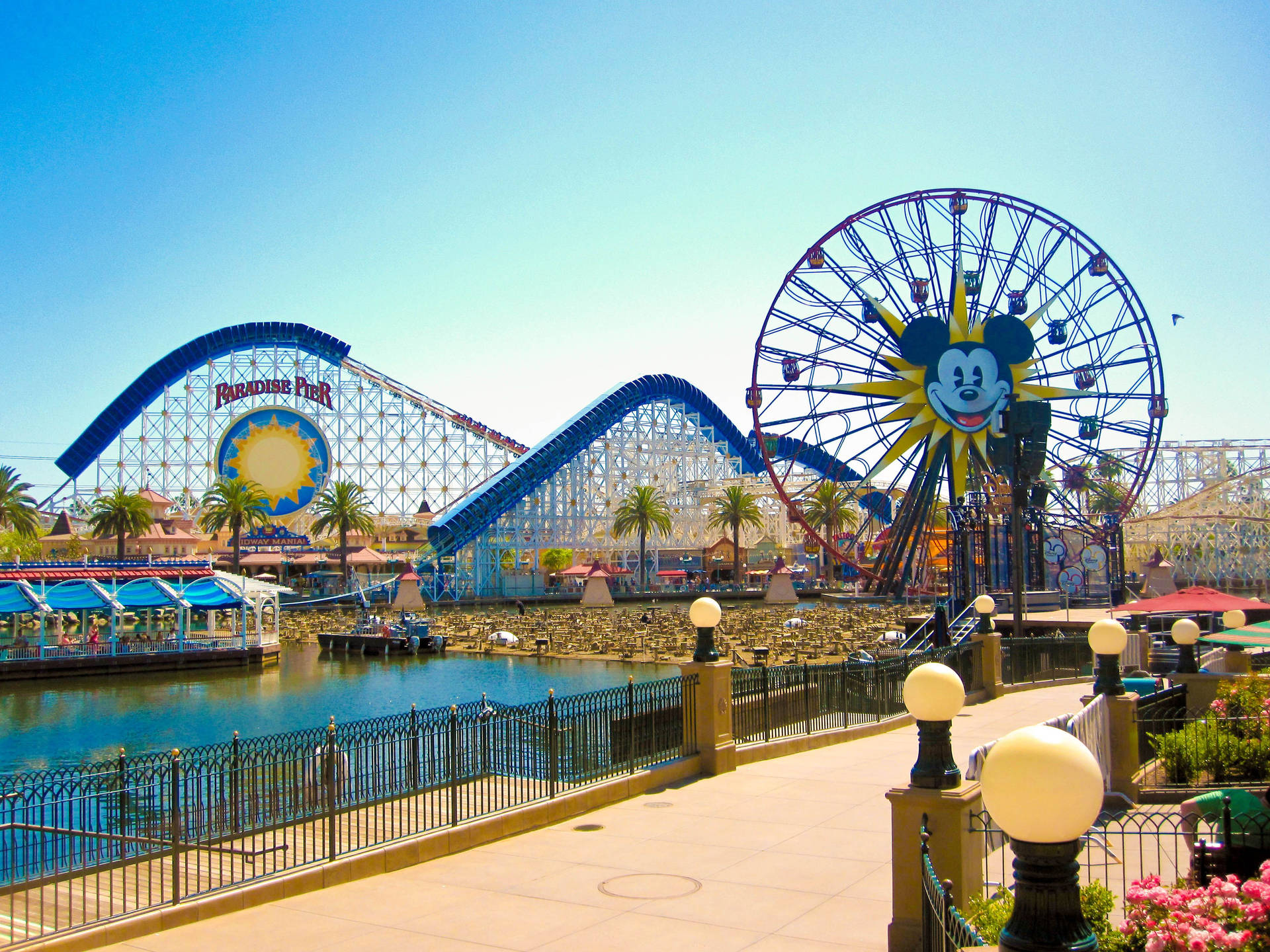 Anaheim Disney Theme Park Background