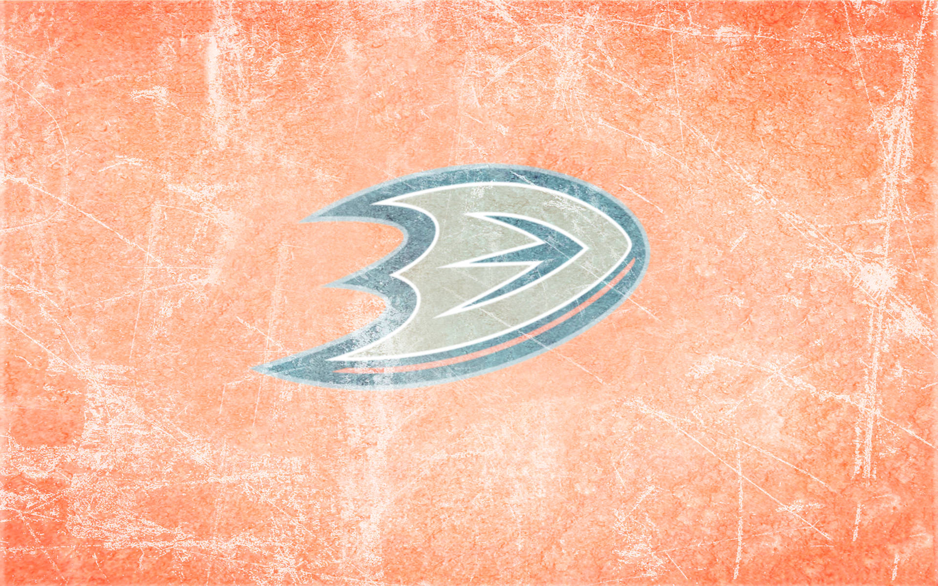 Anaheim Ducks On Ice - A Grungy Vintage Appeal Background