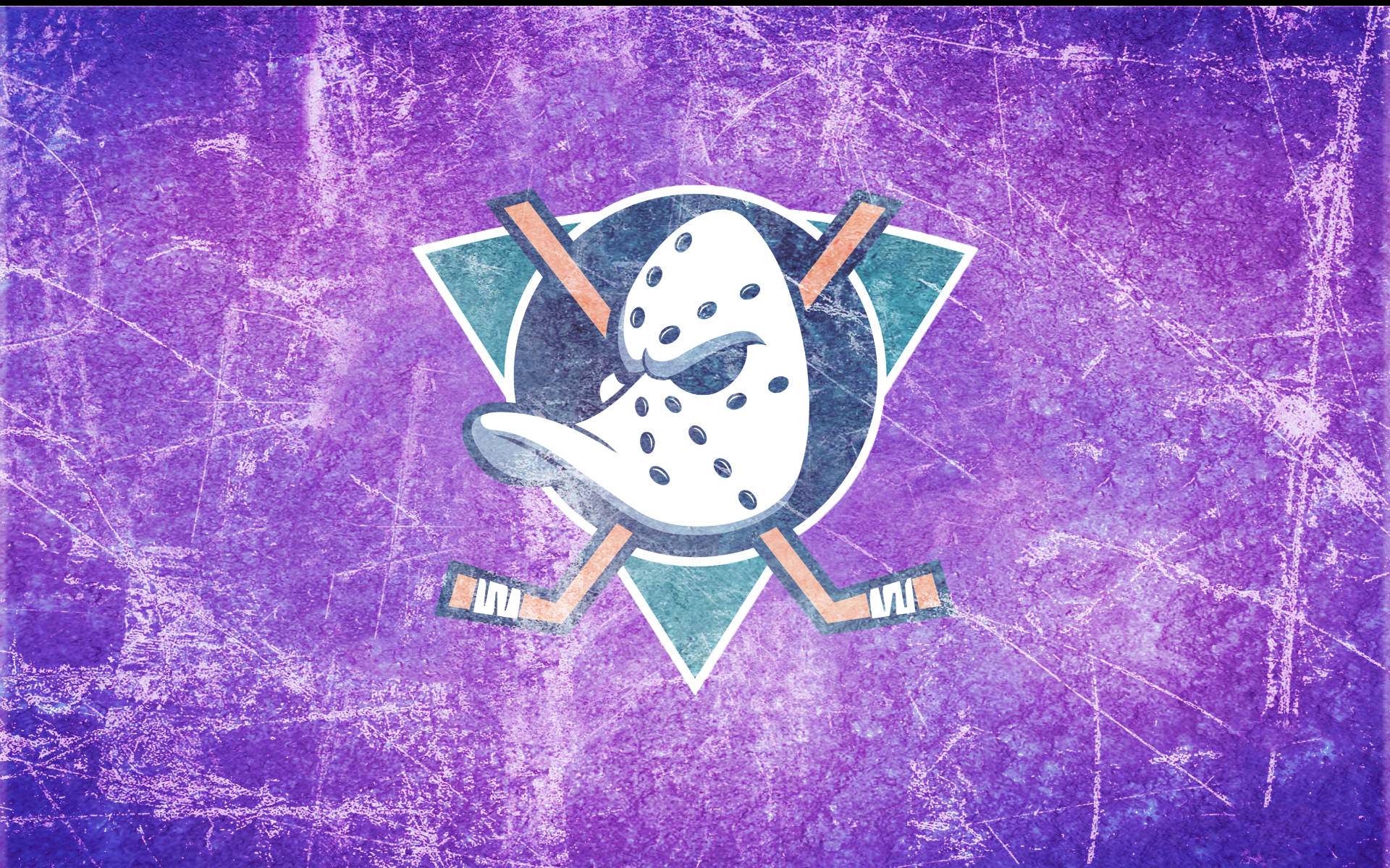 Anaheim Ducks Purple Rink Background