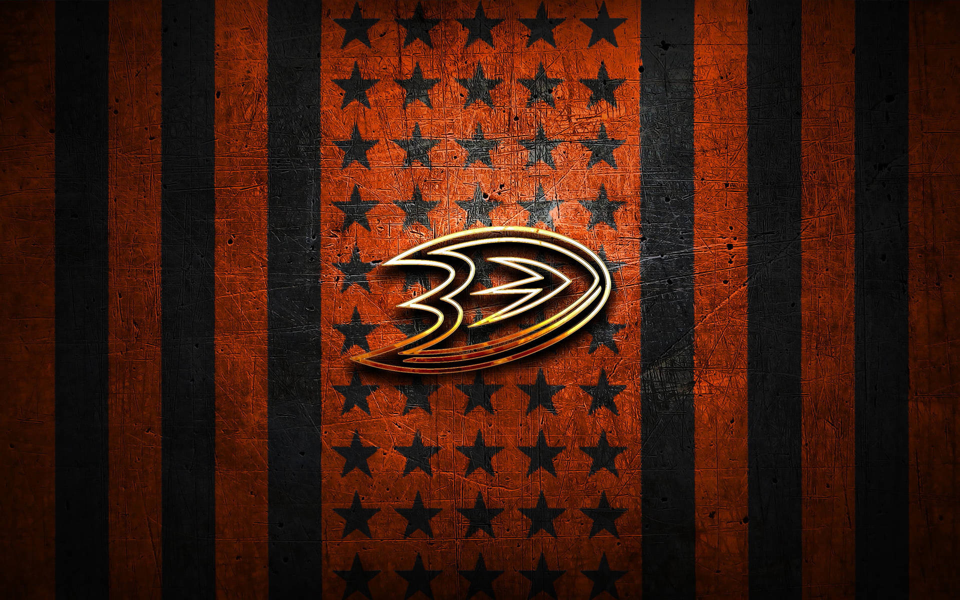 Anaheim Ducks Star Flag Background