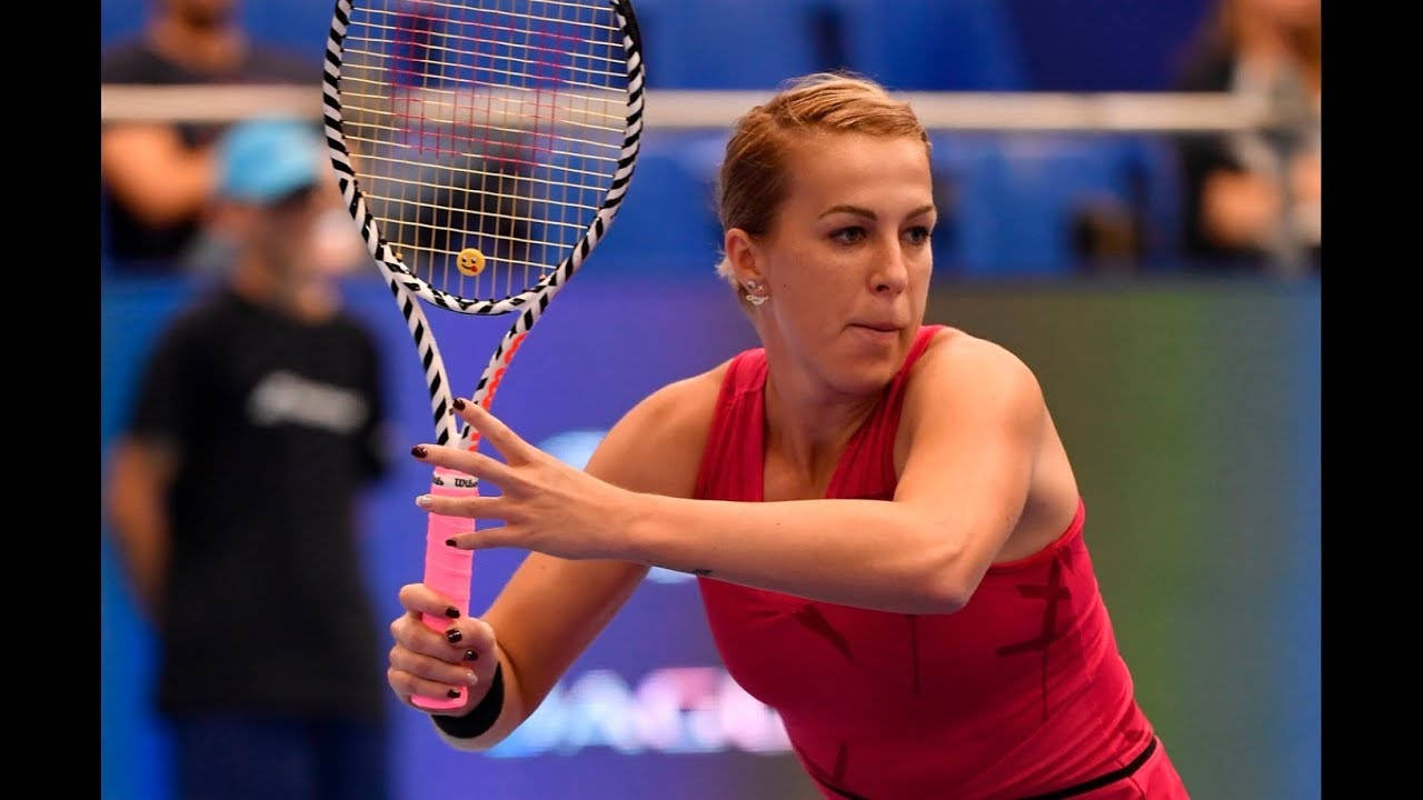 Anastasia Pavlyuchenkova Aiming Shot Background