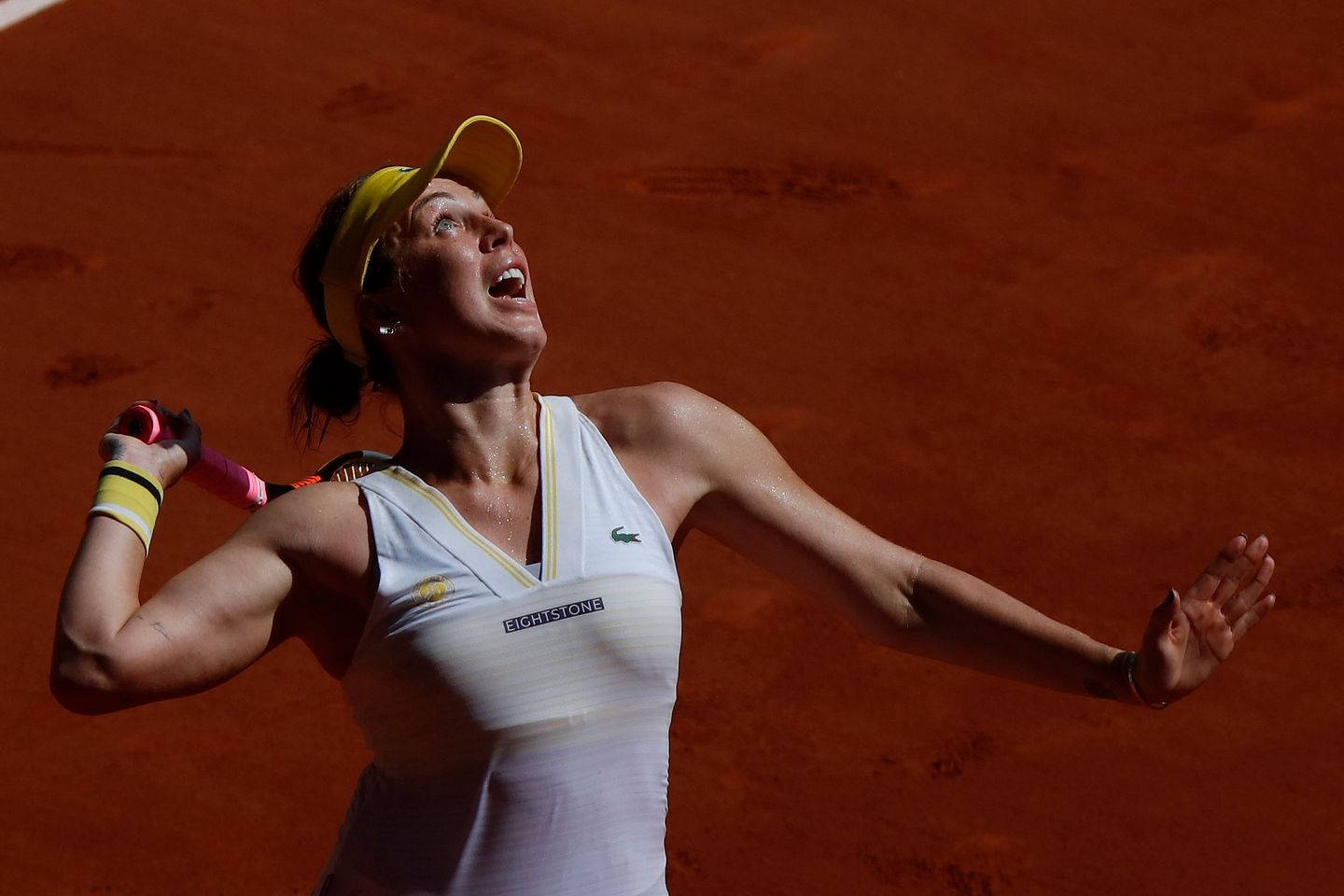 Anastasia Pavlyuchenkova In Action On Court