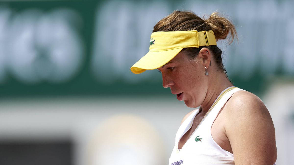 Anastasia Pavlyuchenkova In Concentration Mode Background