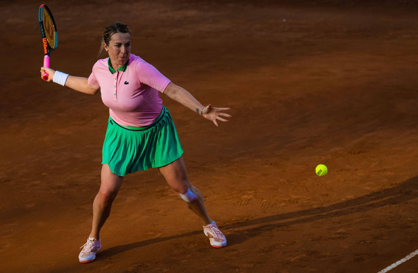 Anastasia Pavlyuchenkova Preparing For The Serve Background