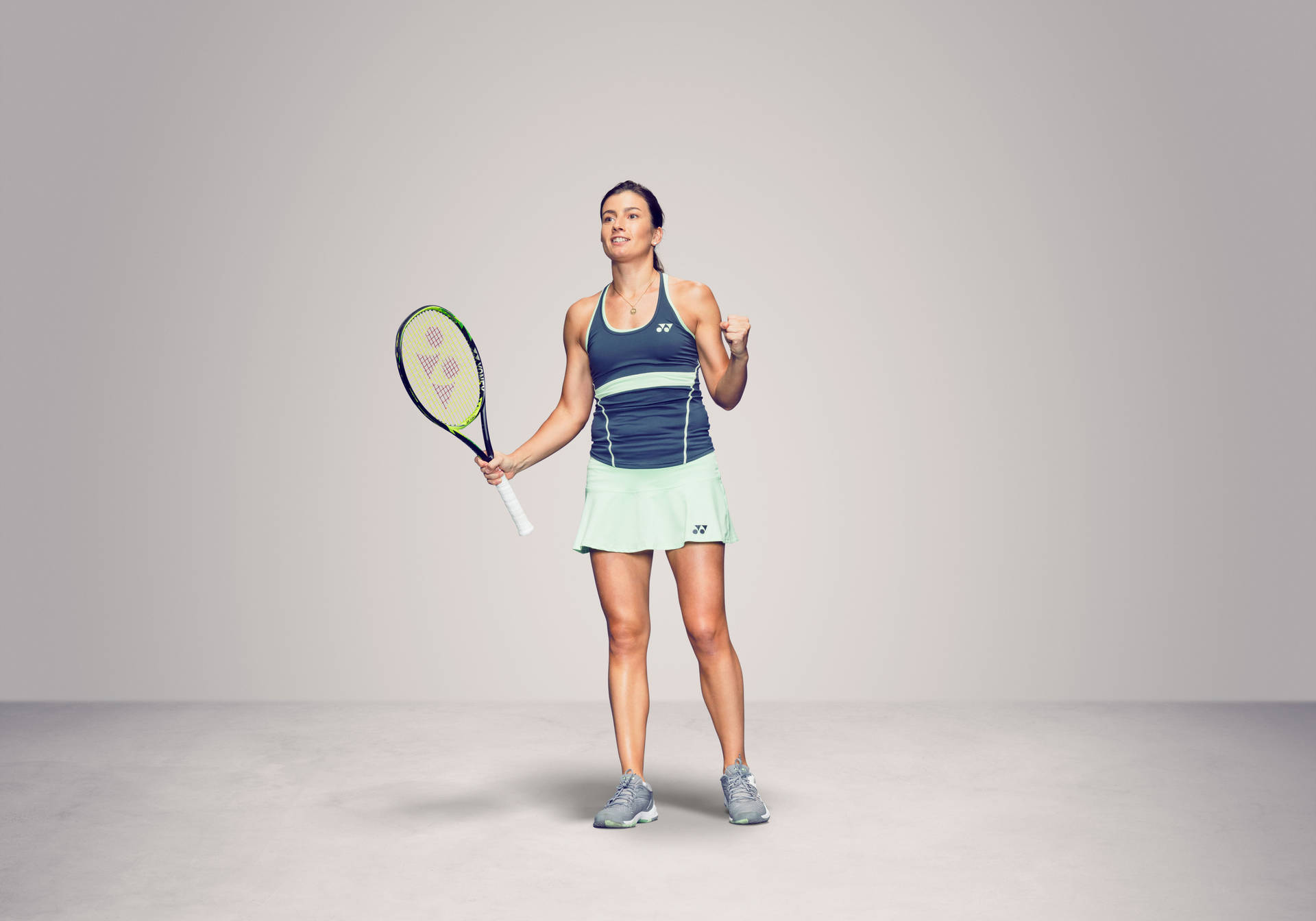 Anastasija Sevastova Holding Racket Photoshoot