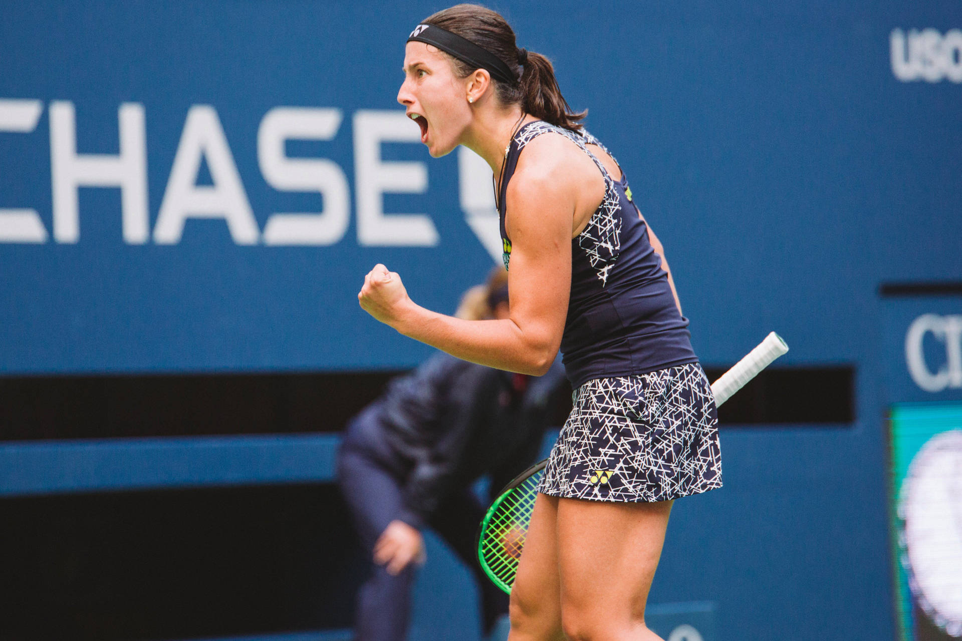 Anastasija Sevastova Intense Celebration Background