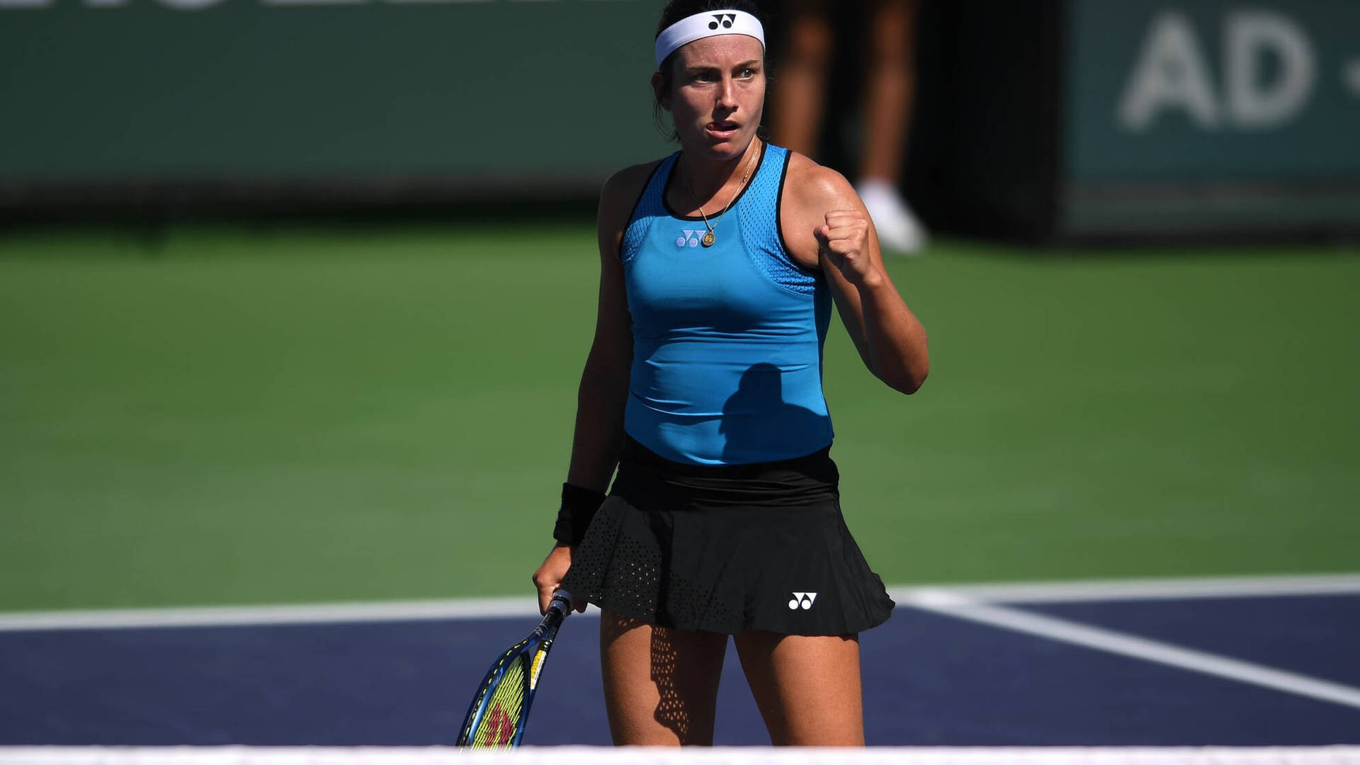 Anastasija Sevastova On Tennis Court