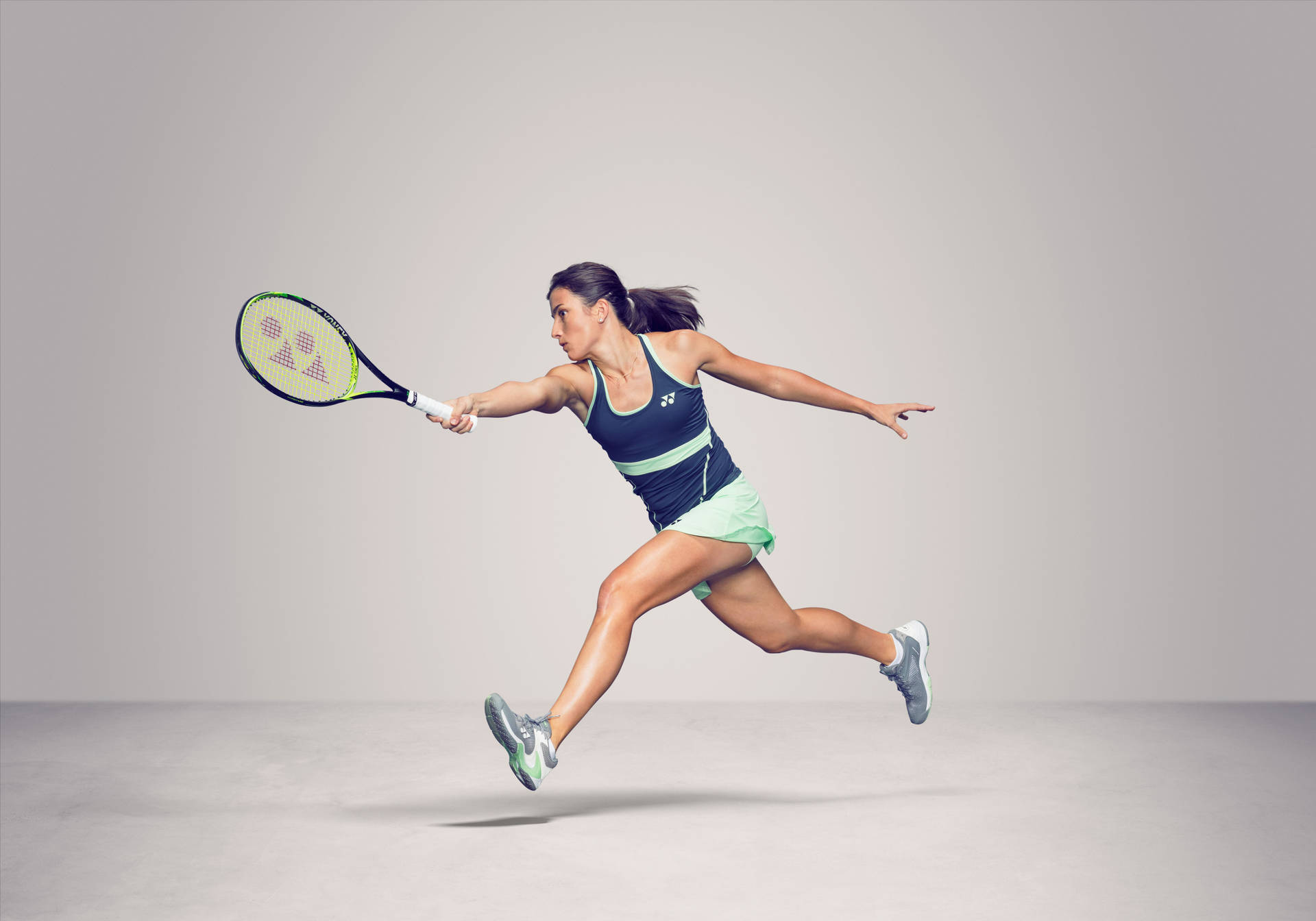 Anastasija Sevastova Running In Photoshoot Background