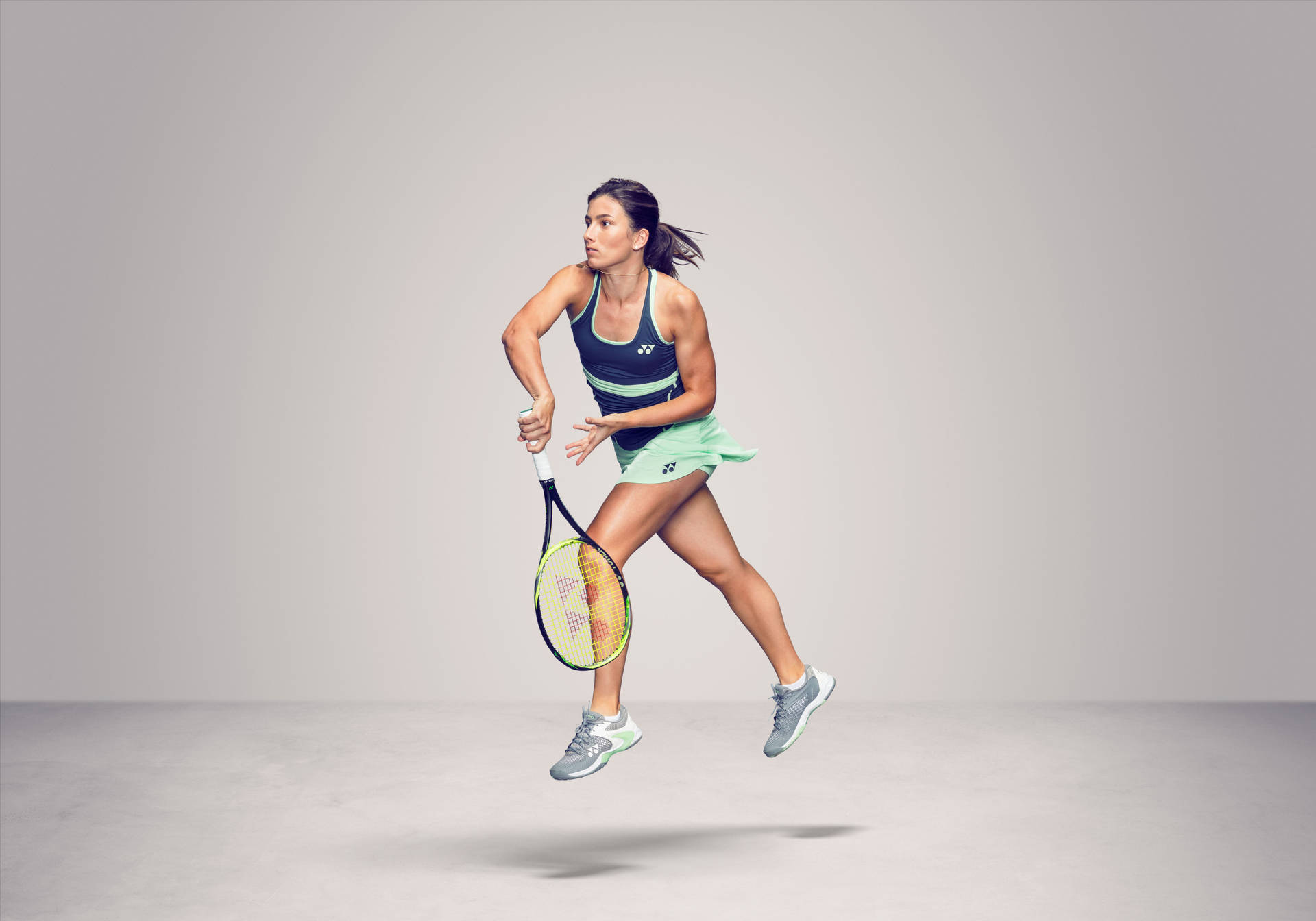 Anastasija Sevastova Smashed Ball Photoshoot Background