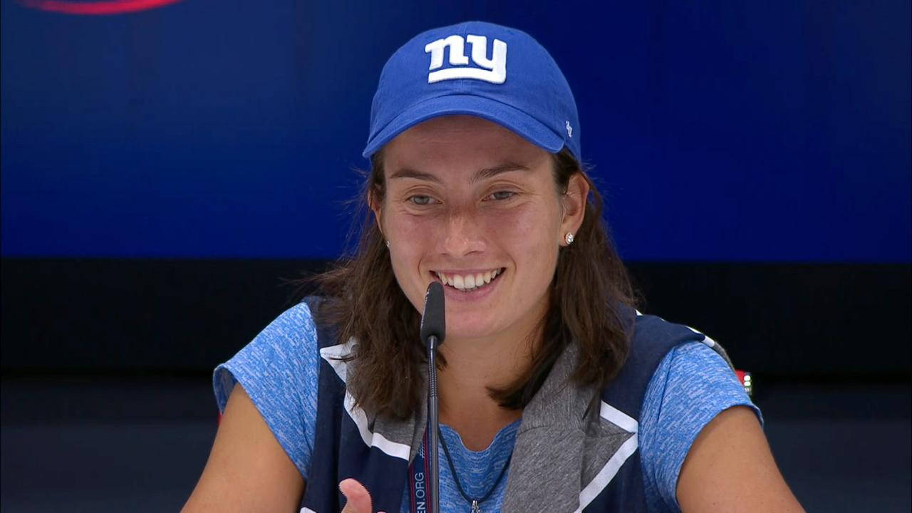 Anastasija Sevastova Smiling