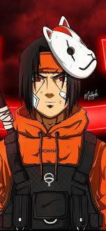 Anbu Mask Naruto Itachi Uchiha Background