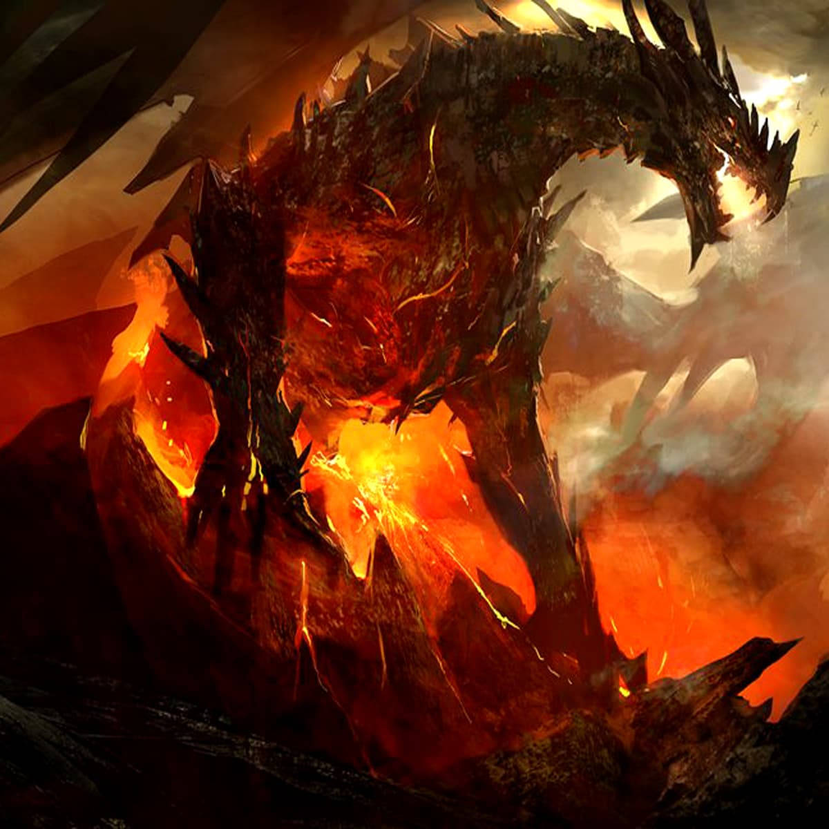 Ancalagon Flaming Really Cool Dragons