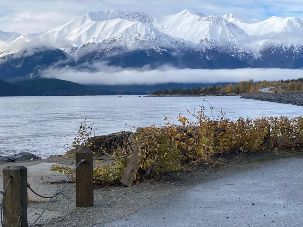 Anchorage With Clouds Background