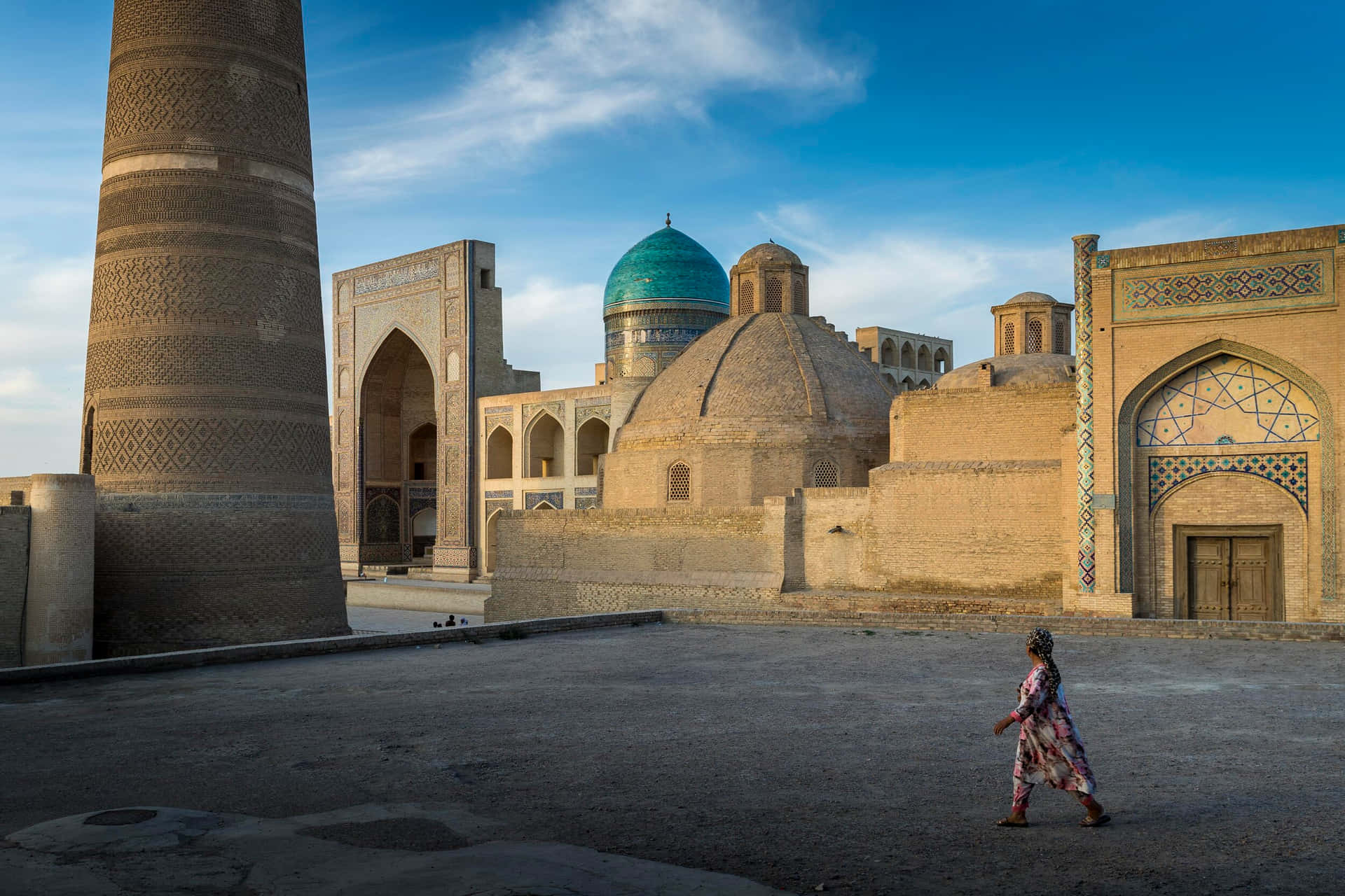 Ancient Architecture Displaying The Magnificent Mosques Of Bukhara