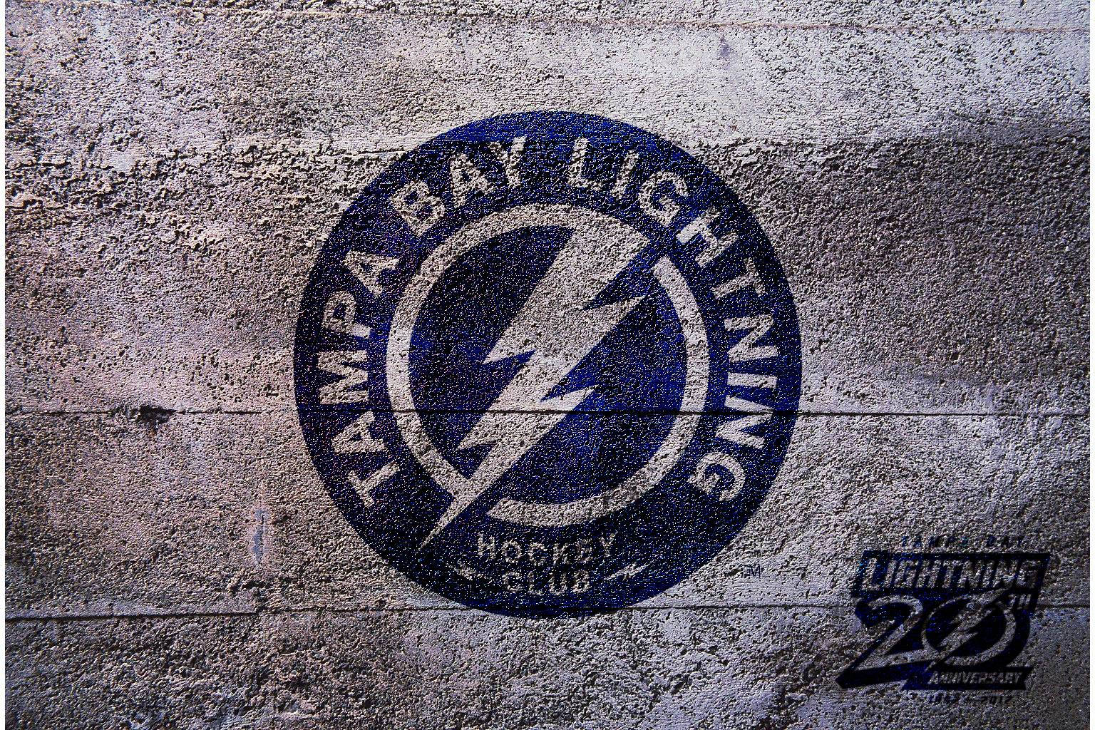 Ancient Blue Tampa Bay Lightning Background