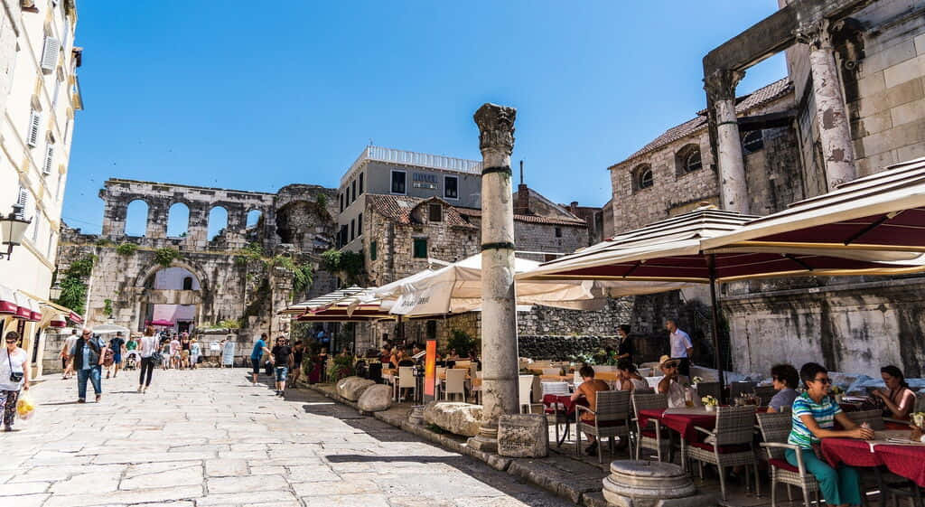 Ancient Diocletians Palace City Location Background