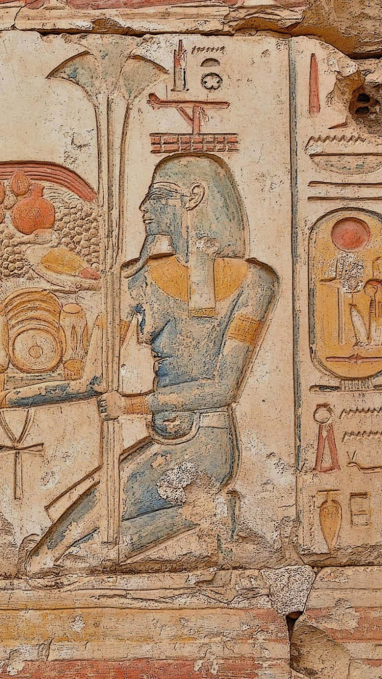 Ancient Egyptian Hieroglyphics Background