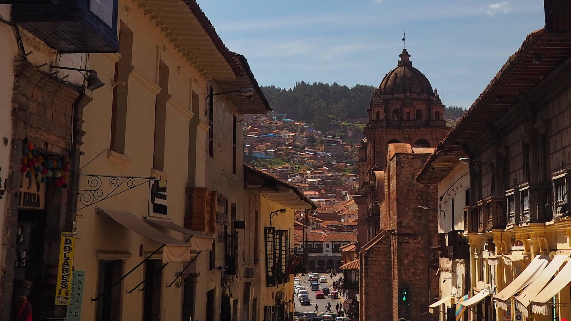 Ancient Inca-inspired Streets Of Main Square, Cusco, Peru