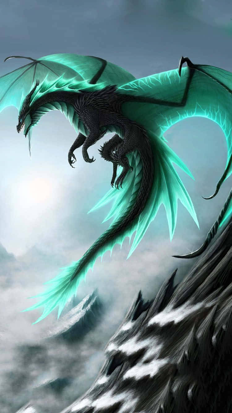 Ancient Mystique Of A Mythical Dragon! Background