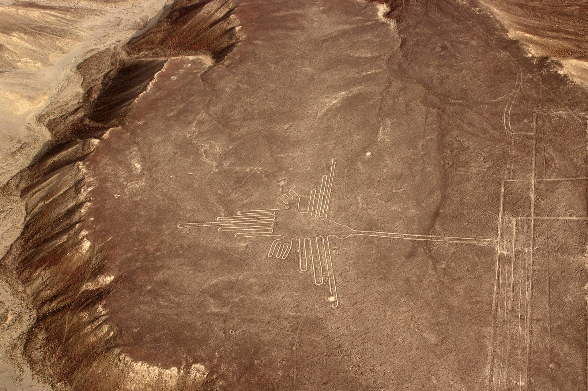 Ancient Peru Nazca Lines Aerial
