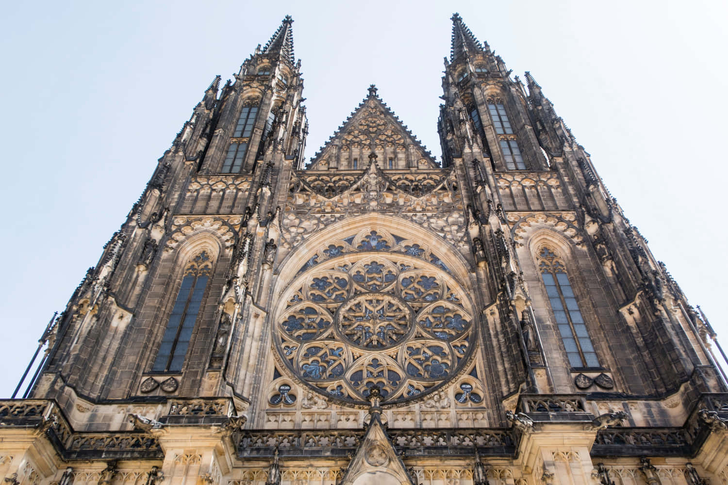 Ancient Prague Castle Background